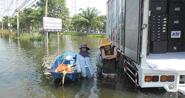 THS  and ASI flooded in Thailand