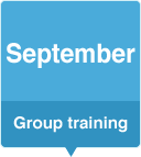 9月　Group training